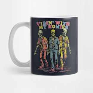 Vibin' With My Homies - Zombie Design Mug